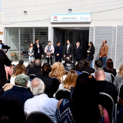 Ghi y Kicillof inauguraron el nuevo Centro de Salud Juana Azurduy